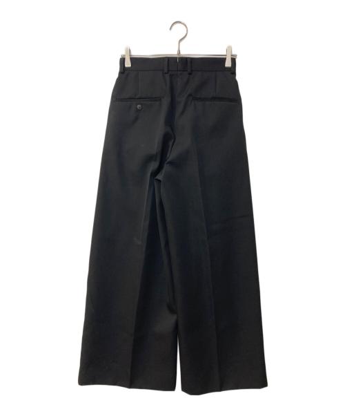 LOEFF（ロエフ）LOEFF (ロエフ) ギャバジン バギー パンツ ブラックの古着・服飾アイテム
