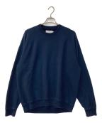 Graphpaper×LOOPWHEELERグラフペーパー×ループウィラー）の古着「Raglan Sweat ラグランスウェット」｜ネイビー