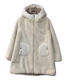 HERNO（ヘルノ）の古着「ファーコート」｜ホワイト