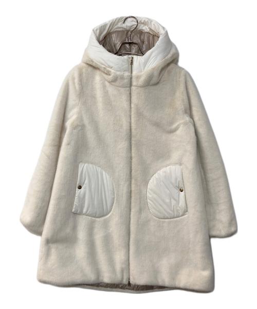 HERNO（ヘルノ）HERNO (ヘルノ) ファーコート ホワイト サイズ:14YEARSの古着・服飾アイテム
