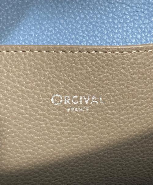 ORCIVAL（オーシバル）ORCIVAL (オーシバル) ダブルフェイスレザー ハンドバッグ トープの古着・服飾アイテム