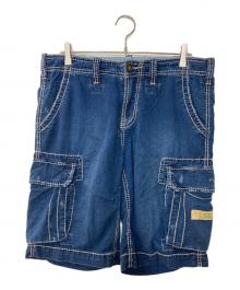 TRUE RELIGION（トゥルー レリジョン）の古着「Commander Big T Cargo Short」｜インディゴ