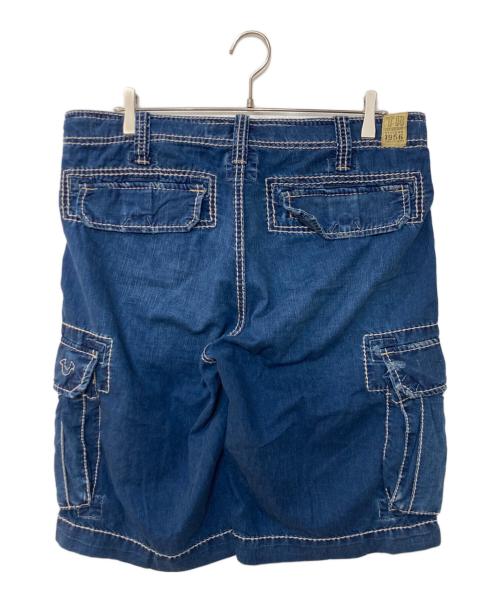 TRUE RELIGION（トゥルー レリジョン）TRUE RELIGION (トゥルー レリジョン) Commander Big T Cargo Short インディゴ サイズ:32の古着・服飾アイテム