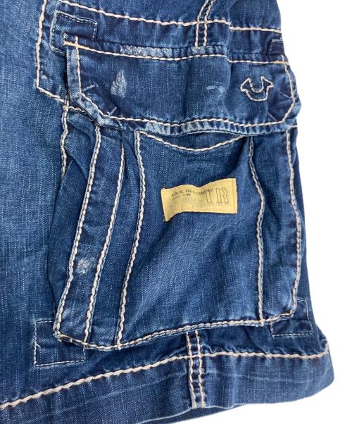 TRUE RELIGION（トゥルー レリジョン）TRUE RELIGION (トゥルー レリジョン) Commander Big T Cargo Short インディゴ サイズ:32の古着・服飾アイテム