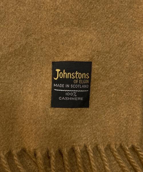 JOHNSTONS OF ELGIN（ジョンストンズ オブ エルガン）JOHNSTONS OF ELGIN (ジョンストンズ オブ エルガン) カシミヤストール ブラウンの古着・服飾アイテム