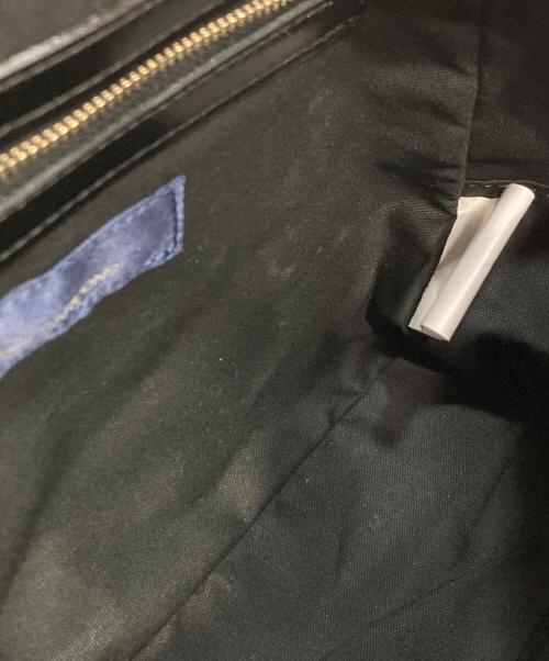 COMME des GARCONS（コムデギャルソン）COMME des GARCONS (コムデギャルソン) 台形ステアバッグ/レザーハンドバッグ ブラックの古着・服飾アイテム