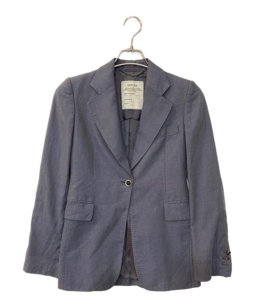 Maison Margiela（メゾンマルジェラ）Maison Margiela (メゾンマルジェラ) レプリカ ボーイズ テーラードジャケット ブルー サイズ:36の古着・服飾アイテム