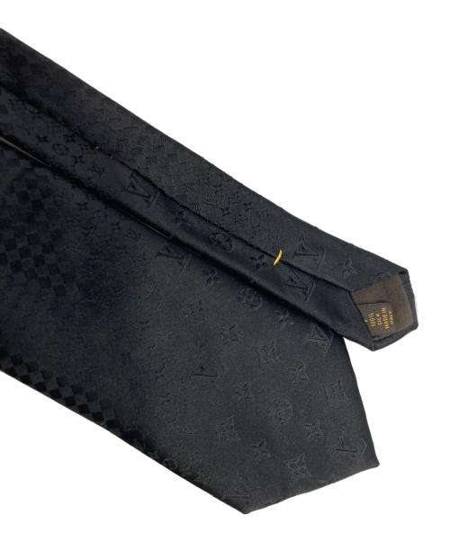 LOUIS VUITTON（ルイ ヴィトン）LOUIS VUITTON (ルイ ヴィトン) シルクネクタイ ブラック サイズ:なしの古着・服飾アイテム