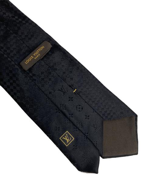 LOUIS VUITTON（ルイ ヴィトン）LOUIS VUITTON (ルイ ヴィトン) シルクネクタイ ブラック サイズ:なしの古着・服飾アイテム