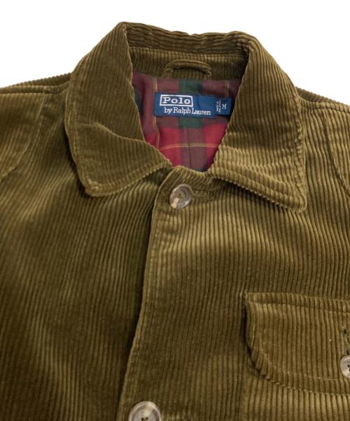 POLO RALPH LAUREN（ポロ・ラルフローレン）POLO RALPH LAUREN (ポロ・ラルフローレン) コーデュロイハンティングジャケット カーキ サイズ:Mの古着・服飾アイテム
