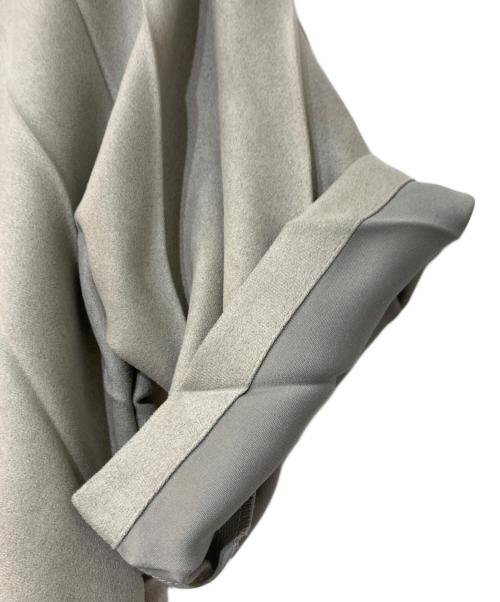 me ISSEY MIYAKE（ミーイッセイ ミヤケ）me ISSEY MIYAKE (ミーイッセイ ミヤケ) ネックデザイン チュニックワンピース グレー サイズ:-の古着・服飾アイテム