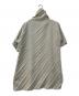 me ISSEY MIYAKE (ミーイッセイ ミヤケ) ネックデザイン チュニックワンピース グレー サイズ:-：13000円