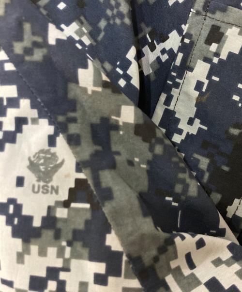 U'S NAVY（ユーエスネイビー）U'S NAVY (ユーエスネイビー) デジカモミリタリージャケット ネイビー サイズ:Lの古着・服飾アイテム