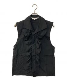 COMME des GARCONS COMME des GARCONS（コムデギャルソン コムデギャルソン）の古着「エプロンシャツベスト」｜ブラック