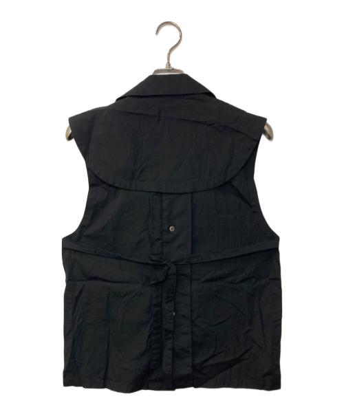 COMME des GARCONS COMME des GARCONS（コムデギャルソン コムデギャルソン）COMME des GARCONS COMME des GARCONS (コムデギャルソン コムデギャルソン) エプロンシャツベスト ブラック サイズ:Sの古着・服飾アイテム