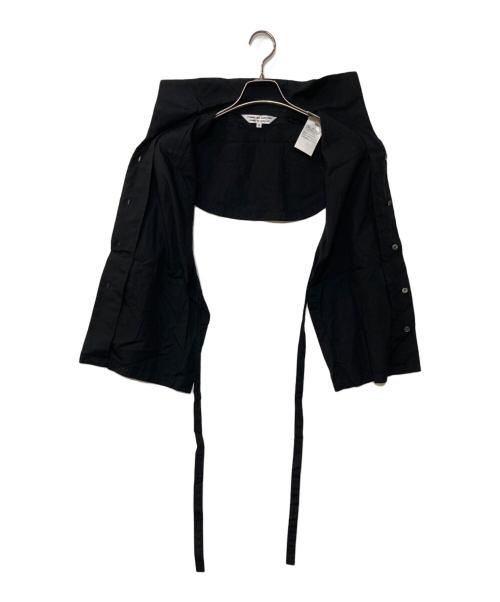 COMME des GARCONS COMME des GARCONS（コムデギャルソン コムデギャルソン）COMME des GARCONS COMME des GARCONS (コムデギャルソン コムデギャルソン) エプロンシャツベスト ブラック サイズ:Sの古着・服飾アイテム