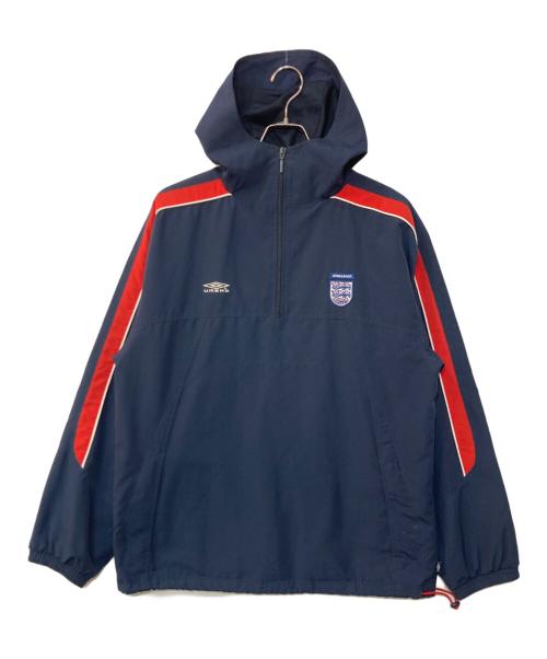 UMBRO（アンブロ）UMBRO (アンブロ) ナイロンアノラックパーカー ネイビー サイズ:Mの古着・服飾アイテム
