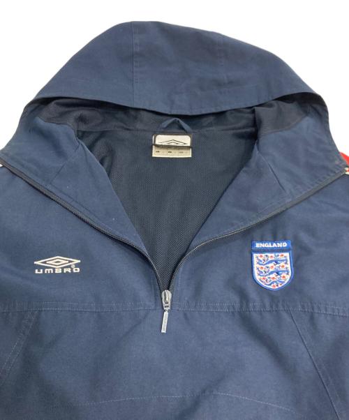 UMBRO（アンブロ）UMBRO (アンブロ) ナイロンアノラックパーカー ネイビー サイズ:Mの古着・服飾アイテム