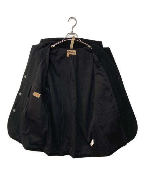 NIGEL CABOURN LYBRO（ナイジェルケーボン ライブロ）NIGEL CABOURN LYBRO (ナイジェルケーボン ライブロ) ウールナイロン 3Bジャケット ブラック サイズ:50の古着・服飾アイテム