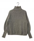 BATONERバトナ―）の古着「CASHMERE FOX HIGH NECK TUNIC カシミヤ フォックス ハイネック チュニック」｜グレー