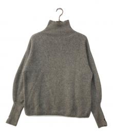 BATONER（バトナ―）の古着「CASHMERE FOX HIGH NECK TUNIC カシミヤ フォックス ハイネック チュニック」｜グレー