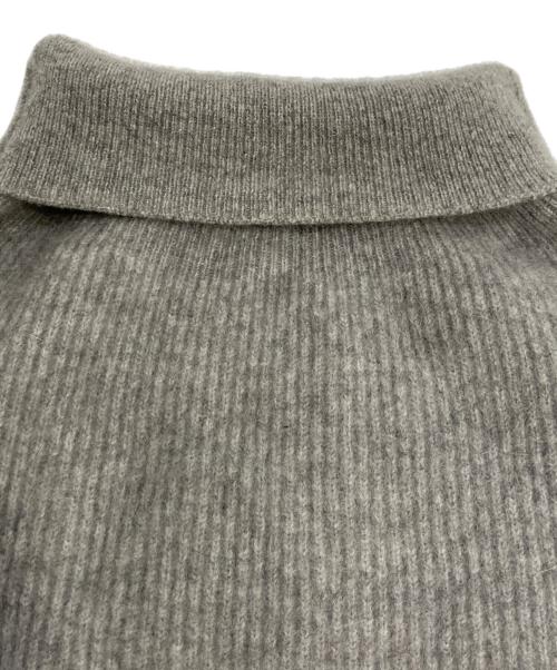 BATONER（バトナ―）BATONER (バトナ―) CASHMERE FOX HIGH NECK TUNIC カシミヤ フォックス ハイネック チュニック グレー サイズ:1の古着・服飾アイテム