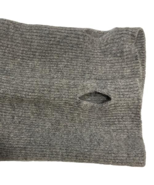 BATONER（バトナ―）BATONER (バトナ―) CASHMERE FOX HIGH NECK TUNIC カシミヤ フォックス ハイネック チュニック グレー サイズ:1の古着・服飾アイテム