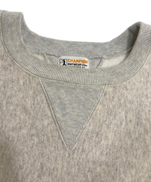 Champion（チャンピオン）Champion (チャンピオン) 1stパテントモデル クルーネック スウェットシャツ グレー サイズ:Lの古着・服飾アイテム