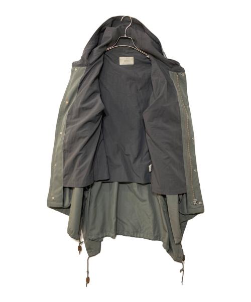 G.V.G.V（ジーヴィージーヴィー）G.V.G.V (ジーヴィージーヴィー) ポンチョレイヤードコート/PONCHO LAYERED COAT グリーン サイズ:34の古着・服飾アイテム