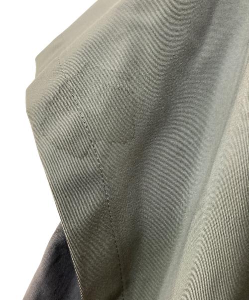 G.V.G.V（ジーヴィージーヴィー）G.V.G.V (ジーヴィージーヴィー) ポンチョレイヤードコート/PONCHO LAYERED COAT グリーン サイズ:34の古着・服飾アイテム