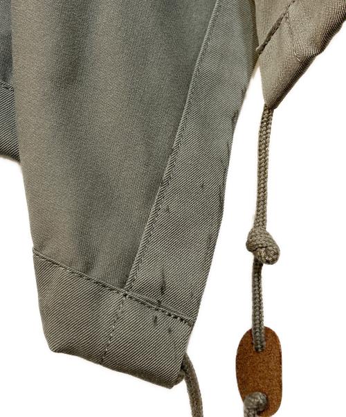 G.V.G.V（ジーヴィージーヴィー）G.V.G.V (ジーヴィージーヴィー) ポンチョレイヤードコート/PONCHO LAYERED COAT グリーン サイズ:34の古着・服飾アイテム