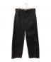 LEMAIRE（ルメール）の古着「TWISTED BELTED PANTS ベルトデニムパンツ」｜ブラック