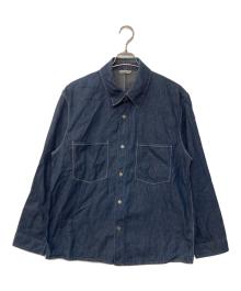 AURALEE（オーラリー）の古着「HARD TWIST LIGHT DENIM SHIRTS BLOUSON」｜インディゴ
