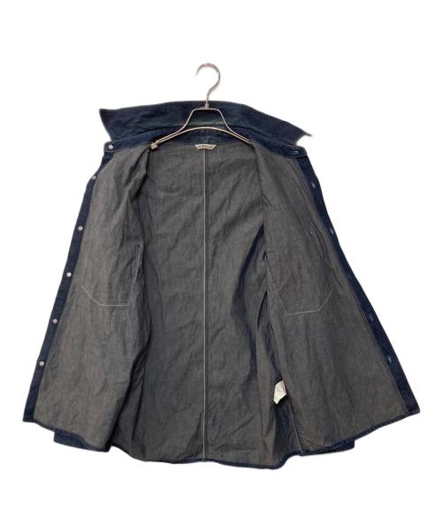 AURALEE（オーラリー）AURALEE (オーラリー) HARD TWIST LIGHT DENIM SHIRTS BLOUSON インディゴ サイズ:4の古着・服飾アイテム