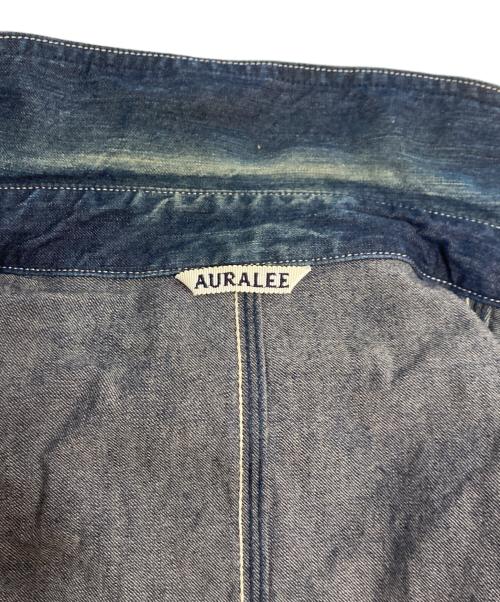 AURALEE（オーラリー）AURALEE (オーラリー) HARD TWIST LIGHT DENIM SHIRTS BLOUSON インディゴ サイズ:4の古着・服飾アイテム