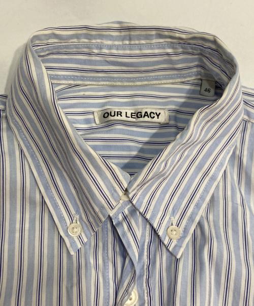 OUR LEGACY（アワーレガシー）OUR LEGACY (アワーレガシー) BORROWED BD SHIRT ブルー サイズ:46の古着・服飾アイテム