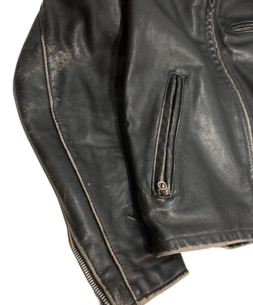 Schott（ショット）Schott (ショット) ライナー付きシングルライダースジャケット ブラック サイズ:36の古着・服飾アイテム