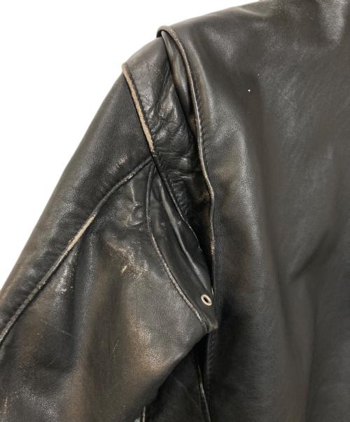 Schott（ショット）Schott (ショット) ライナー付きシングルライダースジャケット ブラック サイズ:36の古着・服飾アイテム