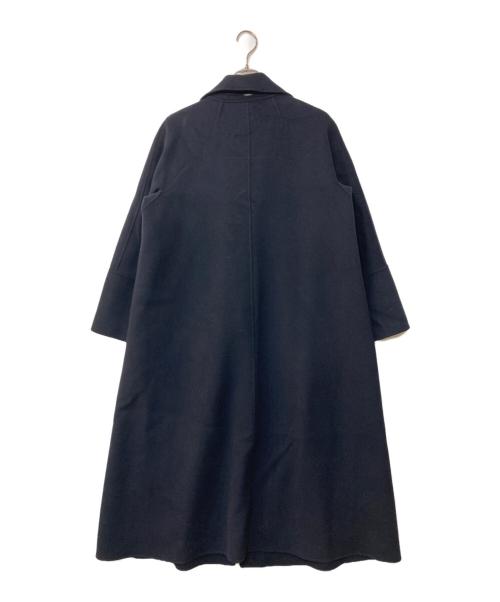 'S Max Mara（エスマックスマーラ）'S Max Mara (エスマックスマーラ) CUCITO A MANO ウールガウンコート ネイビー サイズ:42の古着・服飾アイテム