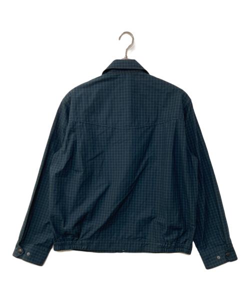 UNUSED（アンユーズド）UNUSED (アンユーズド) チェック柄ブルゾンジャケット グリーン サイズ:2の古着・服飾アイテム