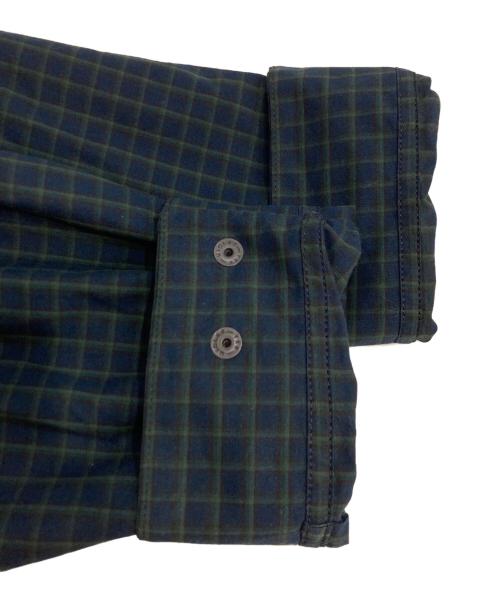UNUSED（アンユーズド）UNUSED (アンユーズド) チェック柄ブルゾンジャケット グリーン サイズ:2の古着・服飾アイテム