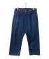 A.PRESSE（アプレッセ）の古着「Washed Wide Denim Pants」｜インディゴ