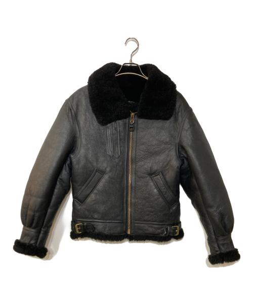 AVIREX（アヴィレックス）AVIREX (アヴィレックス) TYPE-3 ムートンフライトジャケット ブラック サイズ:34の古着・服飾アイテム