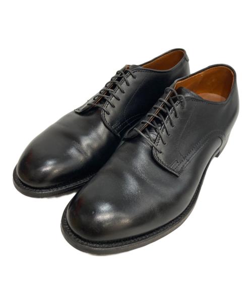 Alden（オールデン）ALDEN (オールデン) UNITED ARROWS (ユナイテッドアローズ) ブラックスカーフプレーントゥシューズ ブラック サイズ:7Dの古着・服飾アイテム