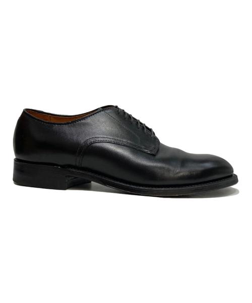 Alden（オールデン）ALDEN (オールデン) UNITED ARROWS (ユナイテッドアローズ) ブラックスカーフプレーントゥシューズ ブラック サイズ:7Dの古着・服飾アイテム