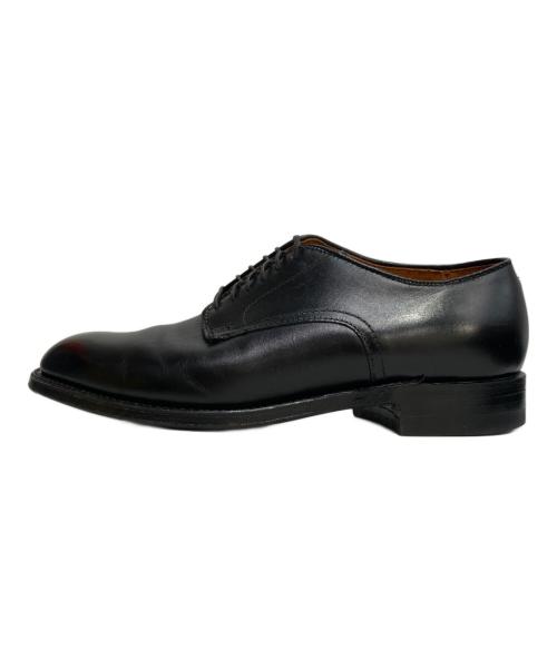 Alden（オールデン）ALDEN (オールデン) UNITED ARROWS (ユナイテッドアローズ) ブラックスカーフプレーントゥシューズ ブラック サイズ:7Dの古着・服飾アイテム