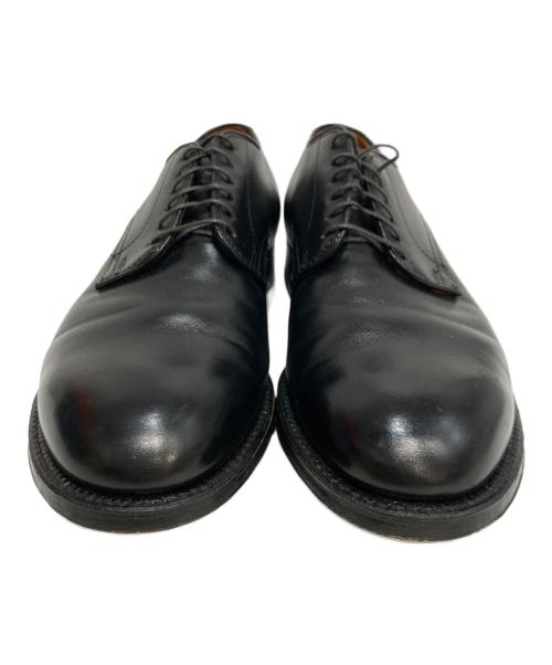 Alden（オールデン）ALDEN (オールデン) UNITED ARROWS (ユナイテッドアローズ) ブラックスカーフプレーントゥシューズ ブラック サイズ:7Dの古着・服飾アイテム