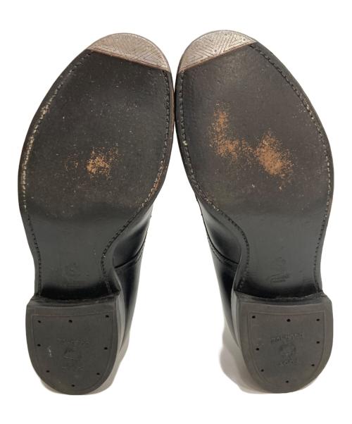 Alden（オールデン）ALDEN (オールデン) UNITED ARROWS (ユナイテッドアローズ) ブラックスカーフプレーントゥシューズ ブラック サイズ:7Dの古着・服飾アイテム