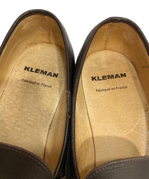 KLEMAN（クレマン）KLEMAN (クレマン) コインローファー ブラウン サイズ:42の古着・服飾アイテム