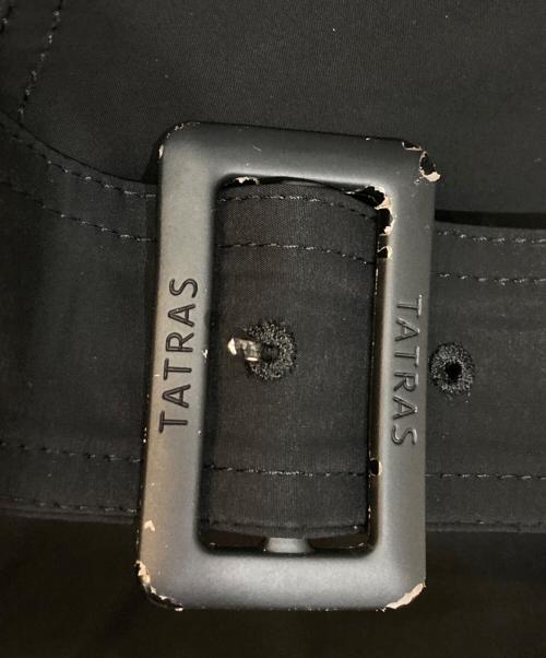 TATRAS（タトラス）TATRAS (タトラス) ROTONDO ダブルトレンチコート ブラック サイズ:06の古着・服飾アイテム
